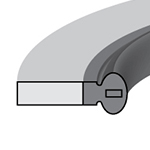 600 - 1PC BONDED NBR/STEEL STAT-O-SEAL® - INCH