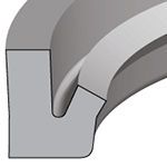 C1 - NITRILE ASYMMETRICAL ROD U-CUP - METRIC