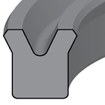 US- URETHANE SYMMETRICAL ROD or PISTON U-CUP - INCH